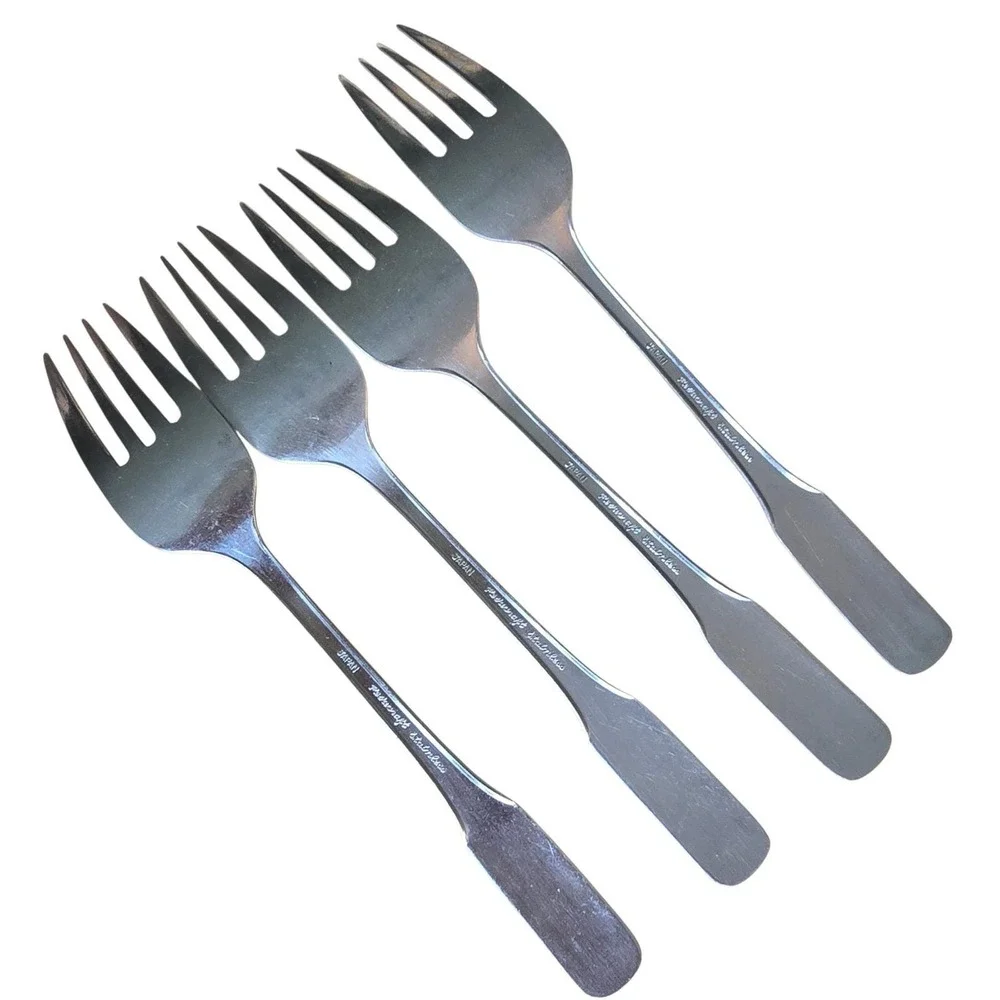 Today Relacraft Stainless Japan Forks Set‎ of 4 Vintage Silverware Flatware